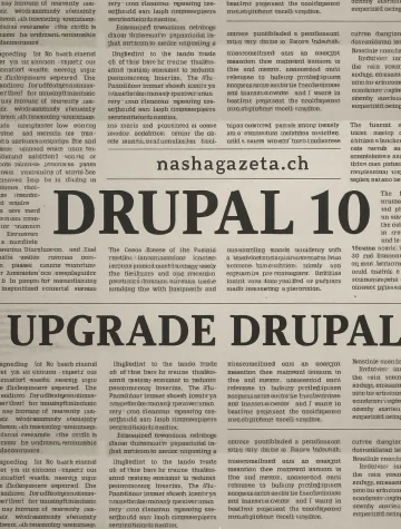 upgrade drupal, nashagazeta.ch