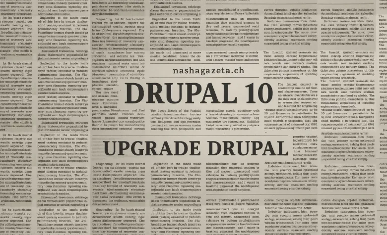upgrade drupal, nashagazeta.ch